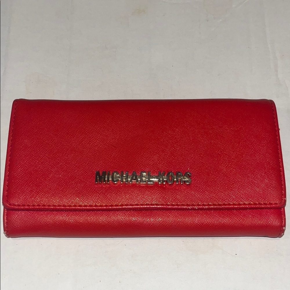 Michael Kors Vibrant Red Wallet